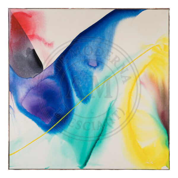 Phenomena Yellow Cast di Paul Jenkins in vendita AM Arte Moderna