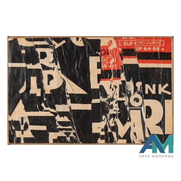 Rue du Chateau di Jacques Villeglé in vendita AM Arte Moderna